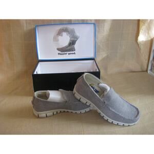 NoSox Authentic Moc Lightweight Orthotic Grey Men's Casual Boat Shoes 8.5 M NEW